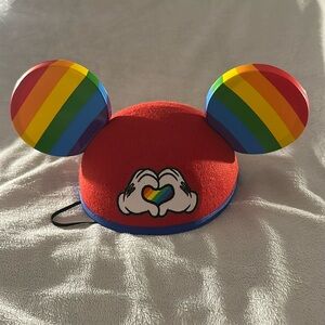 Disney Mickey Mouse Rainbow Love Mickey Ears Hat
